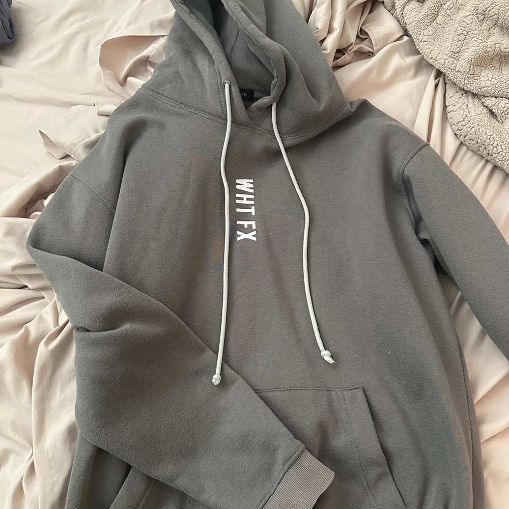 White Fox Gray Hoodie